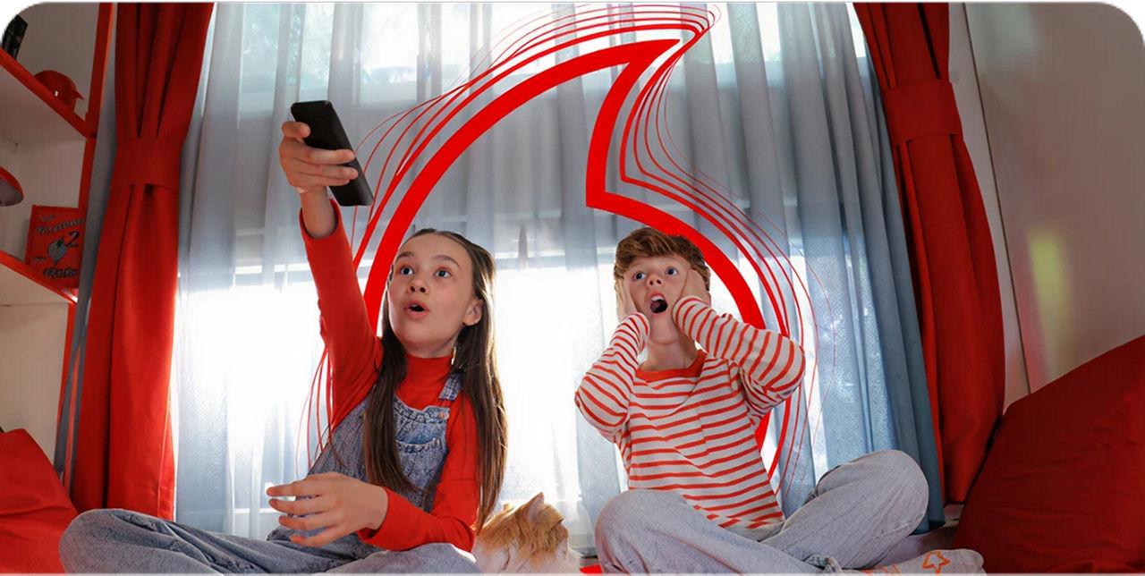 Item model assembly item model Vodafone GigaFibra 100 + Digitalb Familjare img en